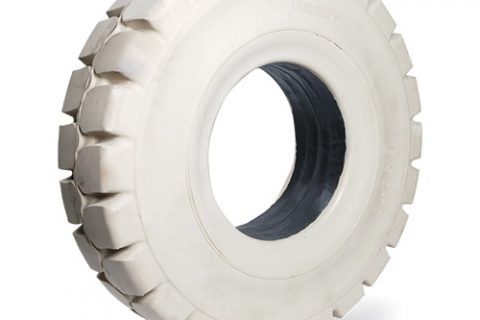 Назъбена солидна гъвкаво-еластична гума, размер 7.00-12 ширина на джантата 5.00 за чисти подове