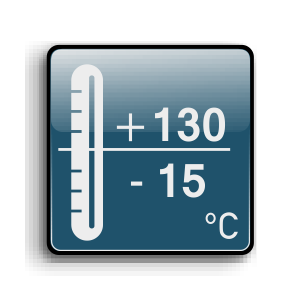 Работна температура от -15С до +130С