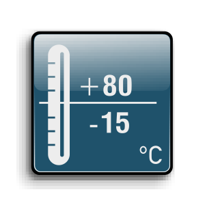 Работна температура от -15С до +80С
